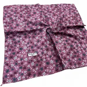 Huzurlu İpek Desenli Dikişli Yazma - (hd01-01)