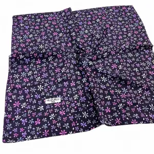 Huzurlu İpek Desenli Dikişli Yazma - (hd01-05)