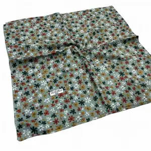 Huzurlu İpek Desenli Dikişli Yazma - (hd01-12)