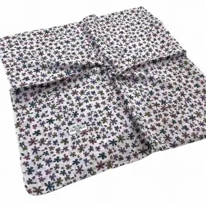 Huzurlu İpek Desenli Dikişli Yazma - (hd01-13)