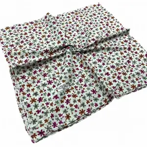 Huzurlu İpek Desenli Dikişli Yazma - (hd01-14)