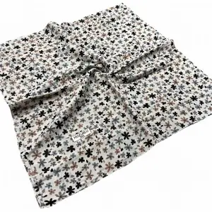 Huzurlu İpek Desenli Dikişli Yazma - (hd01-16)