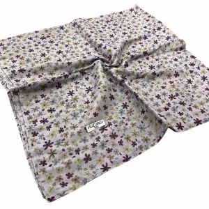 Huzurlu İpek Desenli Dikişli Yazma - (hd01-18)