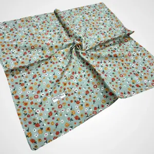 Huzurlu İpek Desenli Dikişli Yazma - (hd02-19)