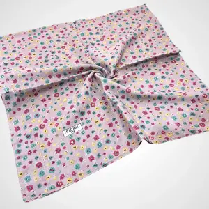 Huzurlu İpek Desenli Dikişli Yazma - (hd02-20)