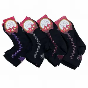 Miss Madam Kadın Desenli Tül Çorap - (mss01-09)