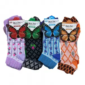 İklim Kadın Patik Çorap (12 adet) - (KPÇ-05-01)