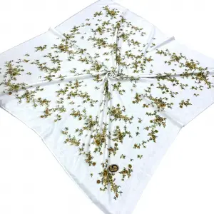 Huzurlu İpek Polyester Oyalık Yazma 100 cm - (PY01-03)