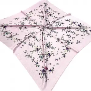 Huzurlu İpek Polyester Oyalık Yazma 100 cm - (PY01-04)