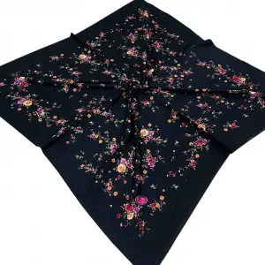 Huzurlu İpek Polyester Oyalık Yazma 100 cm - (PY01-10)