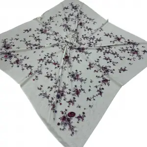 Huzurlu İpek Polyester Oyalık Yazma 100 cm - (PY01-11)