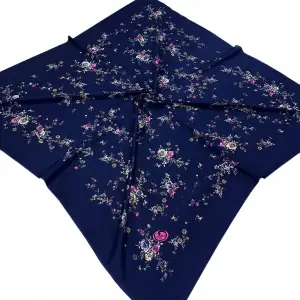 Huzurlu İpek Polyester Oyalık Yazma 100 cm - (PY01-12)