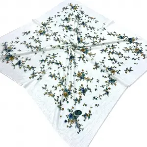 Huzurlu İpek Polyester Oyalık Yazma 100 cm - (PY01-15)