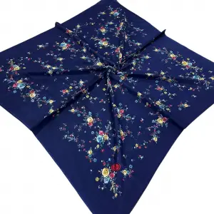 Huzurlu İpek Polyester Oyalık Yazma 100 cm - (PY01-18)