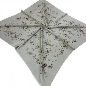 Huzurlu İpek Polyester Oyalık Yazma 100 cm - (PY01-19)