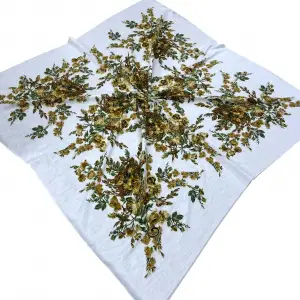 Huzurlu İpek Polyester Oyalık Yazma 100 cm - (PY02-02)