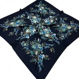 Huzurlu İpek Polyester Oyalık Yazma 100 cm - (PY02-05)