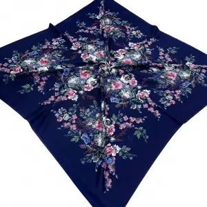 Huzurlu İpek Polyester Oyalık Yazma 100 cm - (PY02-09)