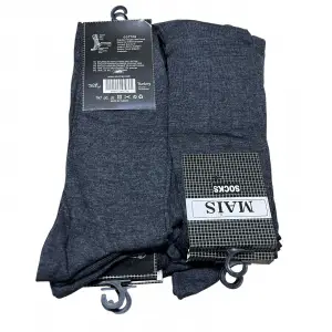 İhracat Fazlası Toptan Erkek Çorap 12’li Koyu Füme Paket -(IH01-13)