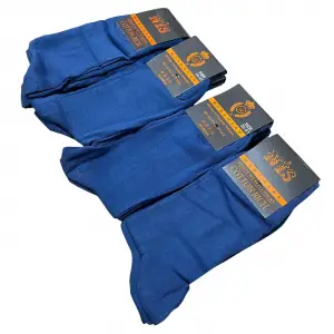 İhracat Fazlası Toptan Erkek Çorap 12’li Mavi Paket -(IH01-14)