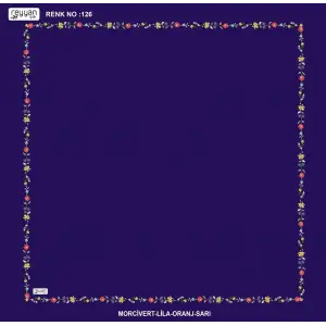 Reyyan İpek 100 cm Desenli Oyalık Yazma (ryyn-449-11)