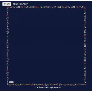 Reyyan İpek 100 cm Desenli Oyalık Yazma (ryyn-449-24)