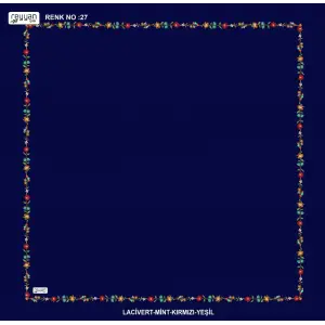 Reyyan İpek 100 cm Desenli Oyalık Yazma (ryyn-449-30)