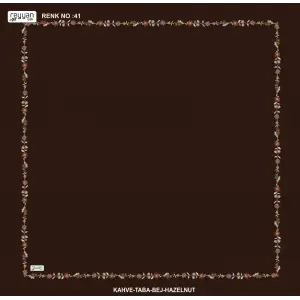 Reyyan İpek 100 cm Desenli Oyalık Yazma (ryyn-449-34)