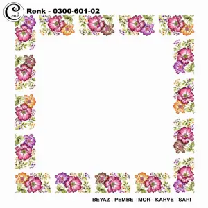 Cenk 100cm Ortası Boş Oyalık Yazma (Cnk-601-02)