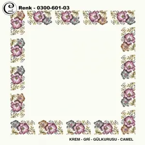 Cenk 100cm Ortası Boş Oyalık Yazma (Cnk-601-03)