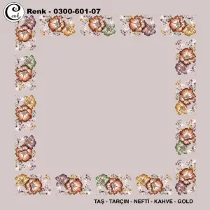 Cenk 100cm Ortası Boş Oyalık Yazma (Cnk-601-07)