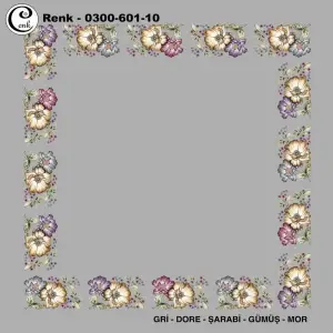 Cenk 100cm Ortası Boş Oyalık Yazma (Cnk-601-10)