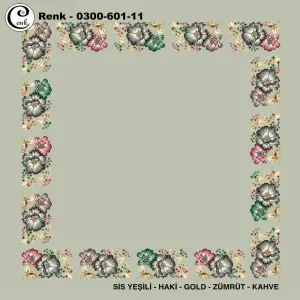 Cenk 100cm Ortası Boş Oyalık Yazma (Cnk-601-11)