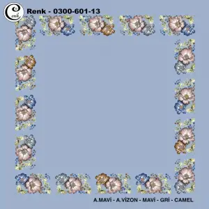 Cenk 100cm Ortası Boş Oyalık Yazma (Cnk-601-13)