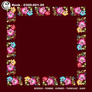 Cenk 100cm Ortası Boş Oyalık Yazma (Cnk-601-26)