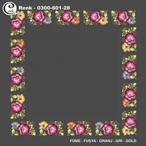 Cenk 100cm Ortası Boş Oyalık Yazma (Cnk-601-28)