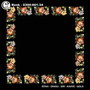 Cenk 100cm Ortası Boş Oyalık Yazma (Cnk-601-34)