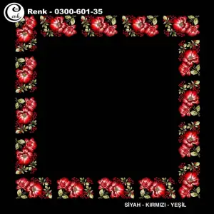 Cenk 100cm Ortası Boş Oyalık Yazma (Cnk-601-35)