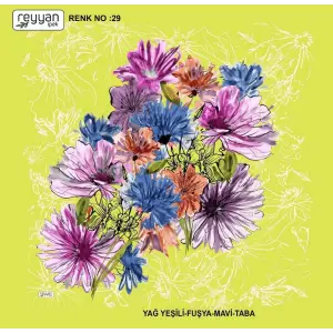 Reyyan İpek 100 cm Desenli Oyalık Yazma (ryyn-450-03)