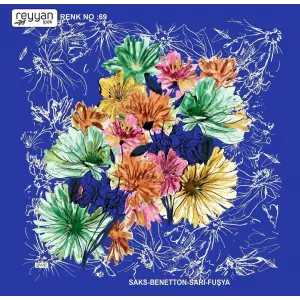 Reyyan İpek 100 cm Desenli Oyalık Yazma (ryyn-450-05)