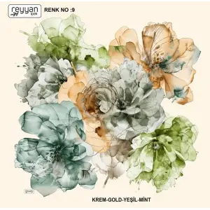 Reyyan İpek 100 cm Desenli Oyalık Yazma (ryyn-451-03)