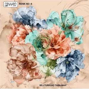 Reyyan İpek 100 cm Desenli Oyalık Yazma (ryyn-451-06)