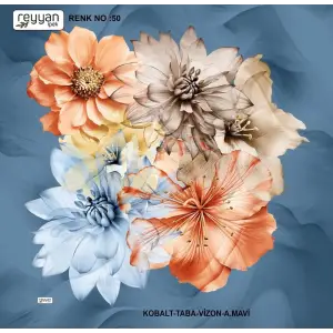 Reyyan İpek 100 cm Desenli Oyalık Yazma (ryyn-453-01)