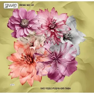 Reyyan İpek 100 cm Desenli Oyalık Yazma (ryyn-453-06)