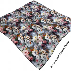 Bonjela El Dikişli Dijital Soft Eşarp-soft58-10