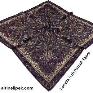 Locella Soft Pamuk Eşarp-soft60-07
