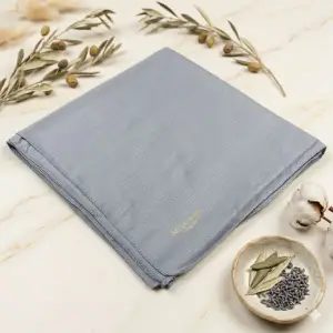 Mismara Organik Pamuk Eşarp -(Duman Gri)-(MOE01-04)