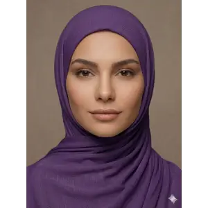 Zenica Lüx Penye Şal – (Mor) - (ZP01-07)