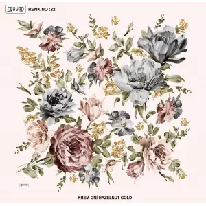 Reyyan İpek 100 cm Desenli Oyalık Yazma (ryyn-454-36)