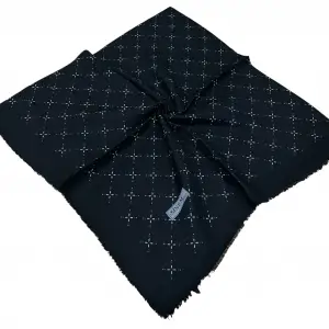 Sinem Dimi Pamuk Eşarp -(Siyah-Gri Serisi) -(FE542-02)